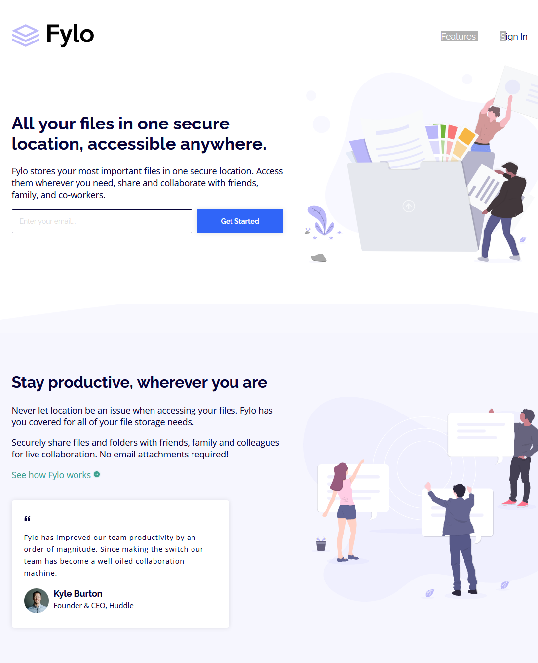 Fylo landing_page